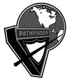 Pathfinder Club Black and White logo
